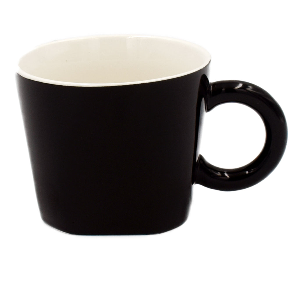 BLACK CERAMIC MUG